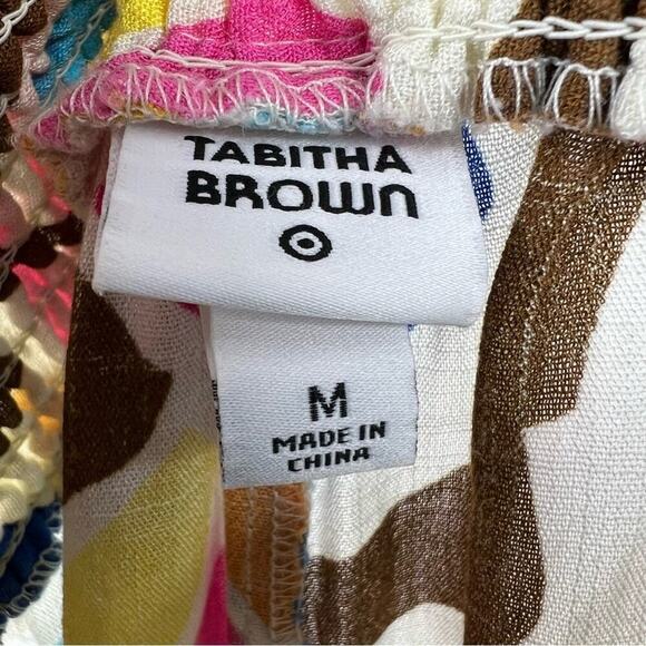 Tabitha Brown for Target Botanical 2 Piece Top & Pants Set Sz M - Picture 10 of 12